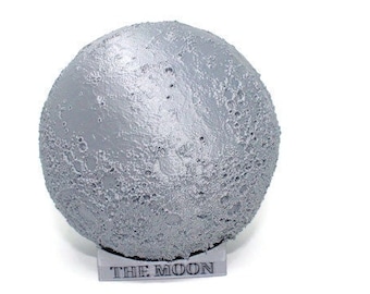 Moon replica, home / bedroom decor, lunar globe, 3d printed model