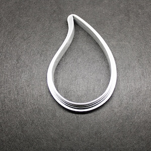 Water drop tear drop rain drop shaped polymer clay cutter | diy clay tools and accessories for handmade jewelry