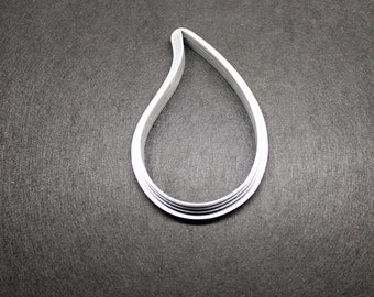 Water drop tear drop rain drop shaped polymer clay cutter | diy clay tools and accessories for handmade jewelry