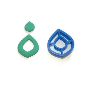 Breiter Blatt Donut Polymer Clay Ausstecher | diy ton werkzeuge und zubehör für handgemachten schmuck