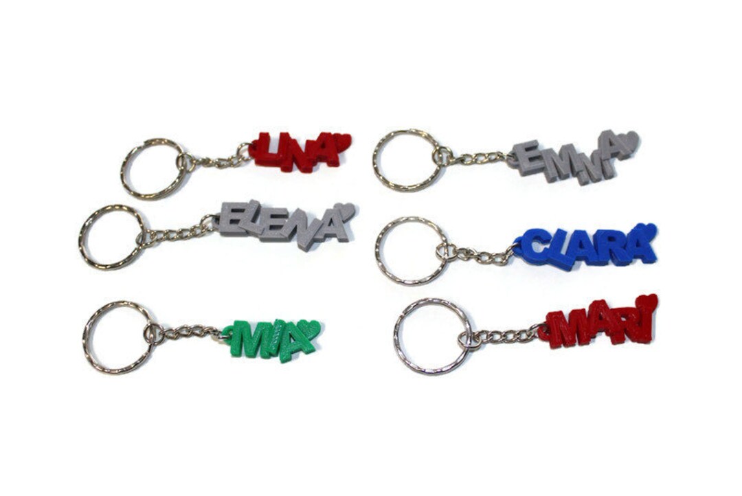 Personalized Keychain / Key Rings / Customized Keyrings - Etsy