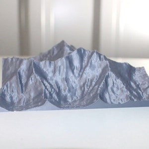 Mount Everest - ein 3d gedrucktes Modell / Home Decor / Schlafzimmer Dekor / Himalaja