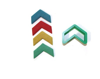 Chevron polymer clay cutter | diy clay tools and accessories for handmade jewelry