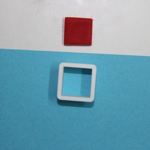 Square shaped polymer clay cutter