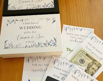 Wedding Gift Card Book, Wedding Gift Card Holder, Bridal Shower Gift Card Book, Personalized Wedding Gift For Couple, Wedding Money Holder