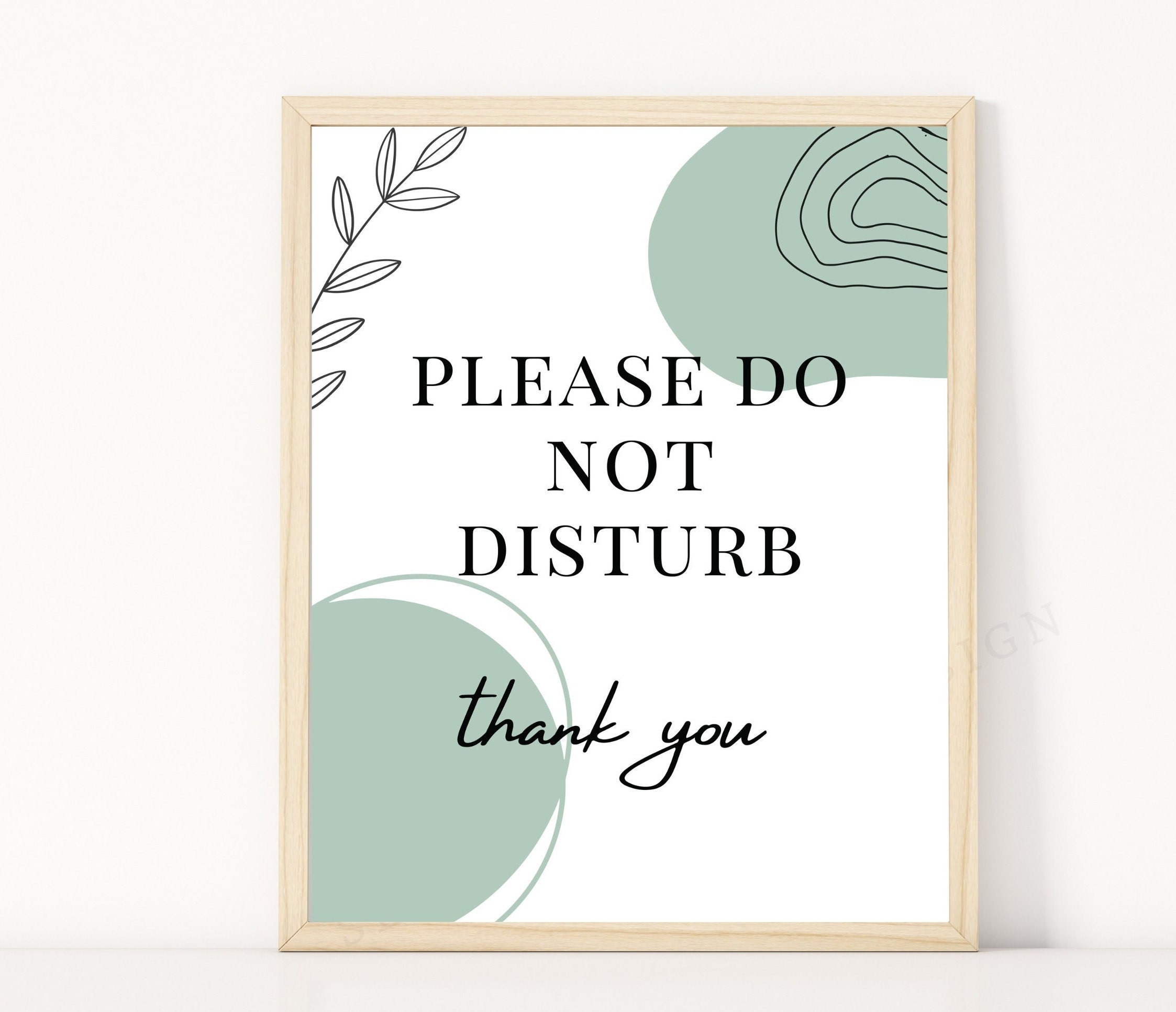 Do Not Disturb Door Sign Free Printable