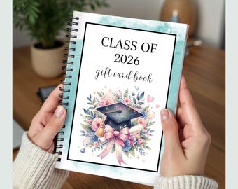 Graduation Gift Card Book, College Graduation Gift For Daughter, High School Graduation, Class of 2026,  Gift Card Album