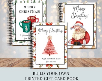 Printed Christmas Gift Card Book, Christmas Gift For Teen, Gift For Teenage Boy, Gift For Kids, For Adult Children, Gift Card Photo Album