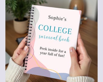 Printed College Gift Card Book, College Survival Kit, High School Graduation Gift, College Student Gift, Gift For Daughter, Off To College