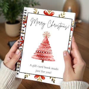 Christmas Gift Card Book, Gift For College Student, Christmas Gift For Teen, Gift For Teenage Boy, Gift Card Photo Album, Gift Card Holder zdjęcie 7