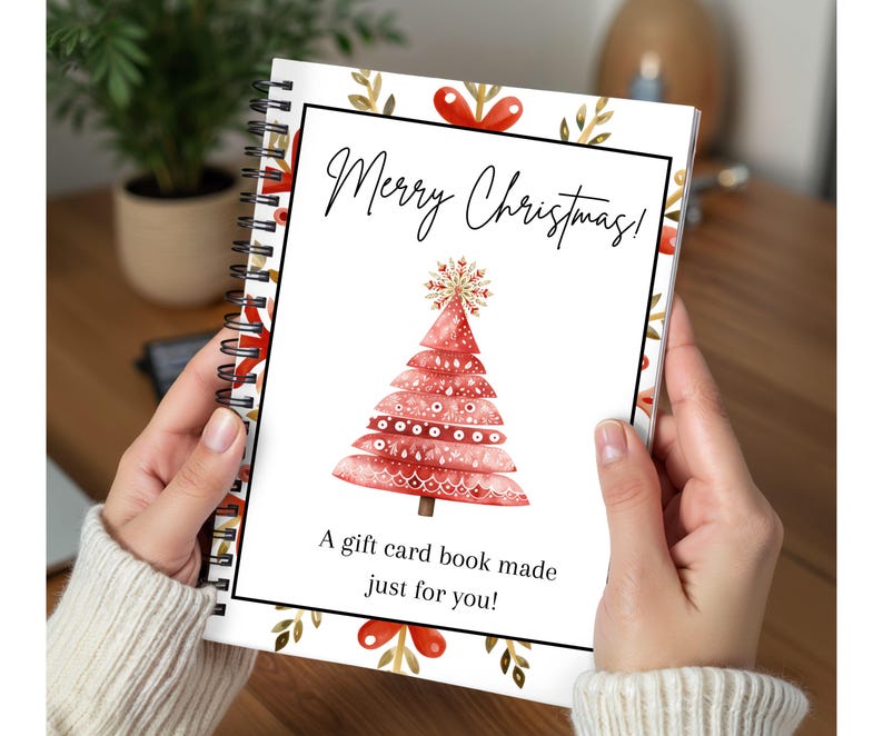 Christmas Gift Card Book, Gift For College Student, Christmas Gift For Teen, Gift For Teenage Boy, Gift Card Photo Album, Gift Card Holder zdjęcie 7