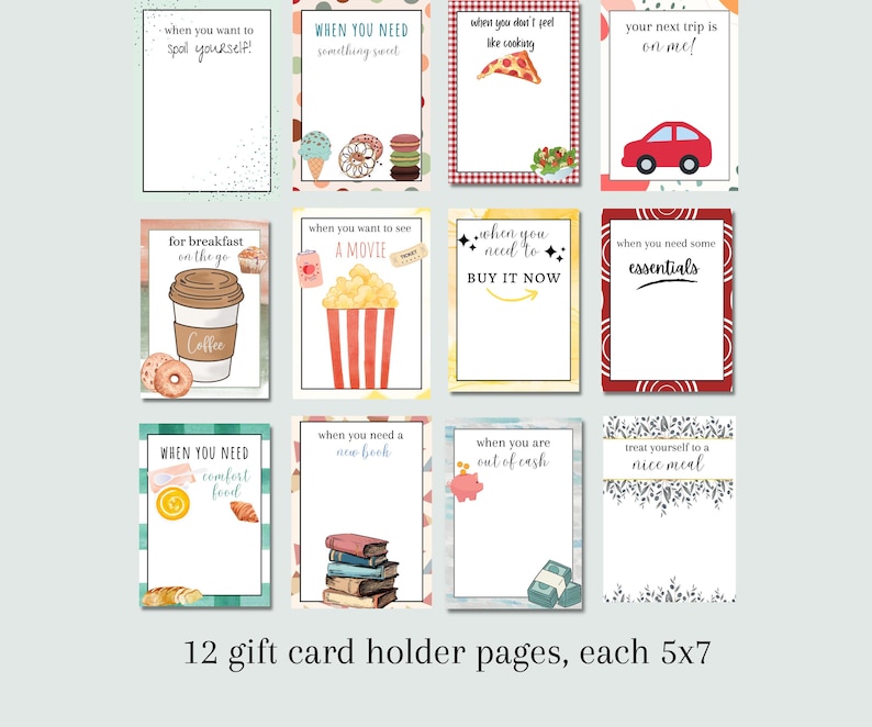 Christmas Gift Card Book, Gift For College Student, Christmas Gift For Teen, Gift For Teenage Boy, Gift Card Photo Album, Gift Card Holder zdjęcie 4
