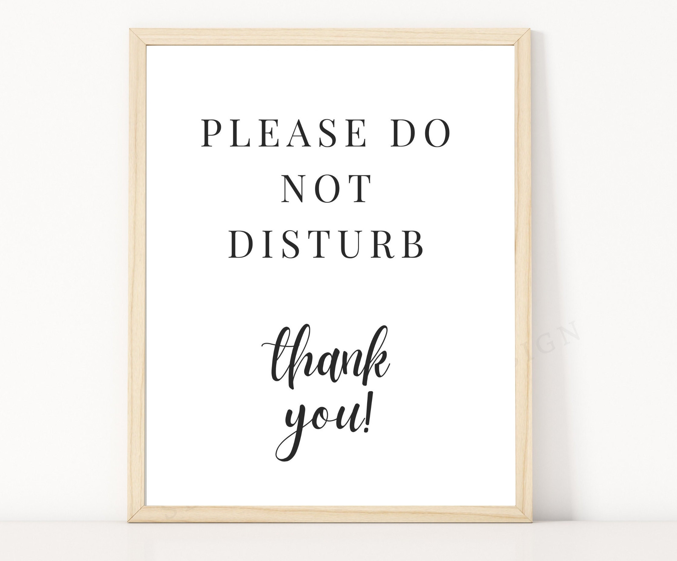 Please Do Not Disturb Sign, Printable Signs for Door, Meeting in