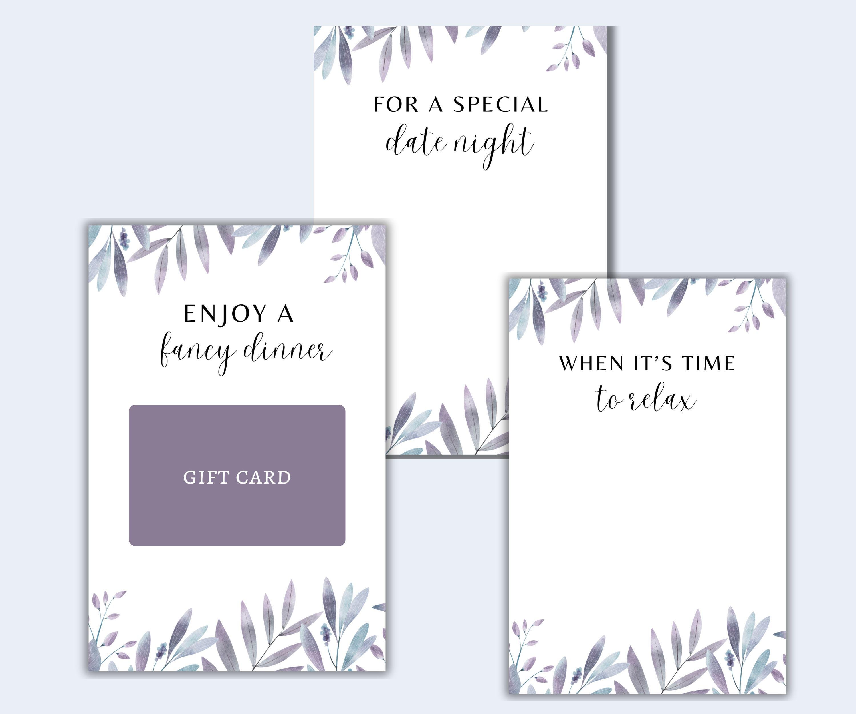 Wedding Gift Card Holder, Printable Wedding Gift Card Box, Bridal Shower Gift Card Book, Wedding Open When, Newlywed Gift Card Book
