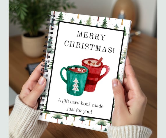 Christmas Gift Card Book, Gift For College Student, Christmas Gift For Teen, Gift For Teenage Boy, Gift Card Photo Album, Gift Card Holder