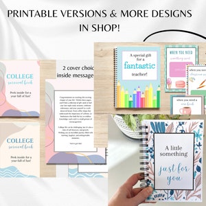 Printed College Gift Card Book, College Survival Kit, High School Graduation Gift, College Student Gift, Gift For Daughter, Off To College image 14