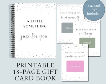 Álbum de fotos con tarjetas de regalo, libro de tarjetas de regalo, regalo único para despedida de soltera, regalo para el primer año de matrimonio, regalo para la novia de las damas de honor, regalo de bodas