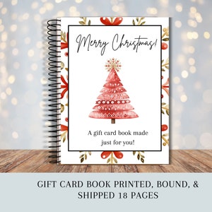 Christmas Gift Card Book, Gift For College Student, Christmas Gift For Teen, Gift Card Photo Album, Gift Card Holder, Teen Gift Card Book