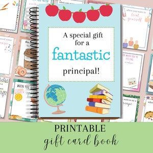 Carnet de cartes-cadeau pour le directeur, Cadeau de départ en retraite, Porte-carte cadeau en remerciement du directeur, Cadeau de fin d'année pour le directeur