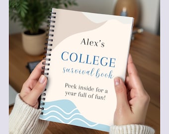 High School Graduation Gift For Him, College Gift Card Book, College Survival Kit, Off To College Gift, Gift For Son, College Care Package