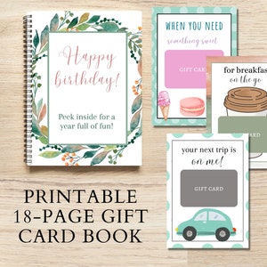 Carte-cadeau d'anniversaire, cadeau pour adolescente, cadeau d'anniversaire pour maman, cadeau pour fille, cadeau pour belle-soeur, carte-cadeau album photo