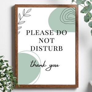 Do Not Disturb Sign for Office Door, Please Do Not Disturb Sign Printable, in A Meeting Sign ...