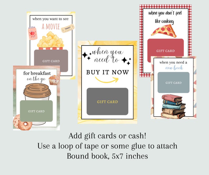 Christmas Gift Card Book, Gift For College Student, Christmas Gift For Teen, Gift For Teenage Boy, Gift Card Photo Album, Gift Card Holder zdjęcie 6
