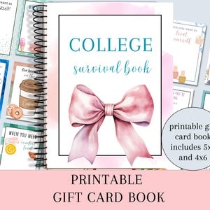 College-Überlebensbuch, College-Geschenk für Tochter, Abschlussgeschenkkartenbuch, Abiturgeschenk, Geschenkkarte Fotoalbum