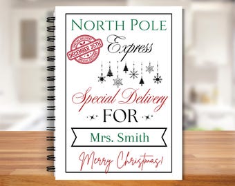 Christmas Gift Card Book For Teacher, Teacher Christmas Gift from Class, Gift Card Holder, Editable Gift Card Book, Group Gift For Teacher