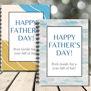 Libro de tarjetas de regalo para el Día del Padre, Libro de tarjetas de regalo imprimible, Regalo para el esposo, Libro de tarjetas de regalo para papá, Álbum de fotos de tarjetas de regalo, Regalo para el abuelo