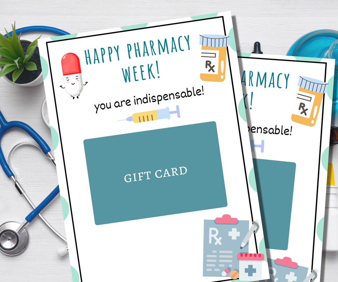 Pharmacy Week Gift Pharmacy Appreciation Week Pharmacy Tech Etsy