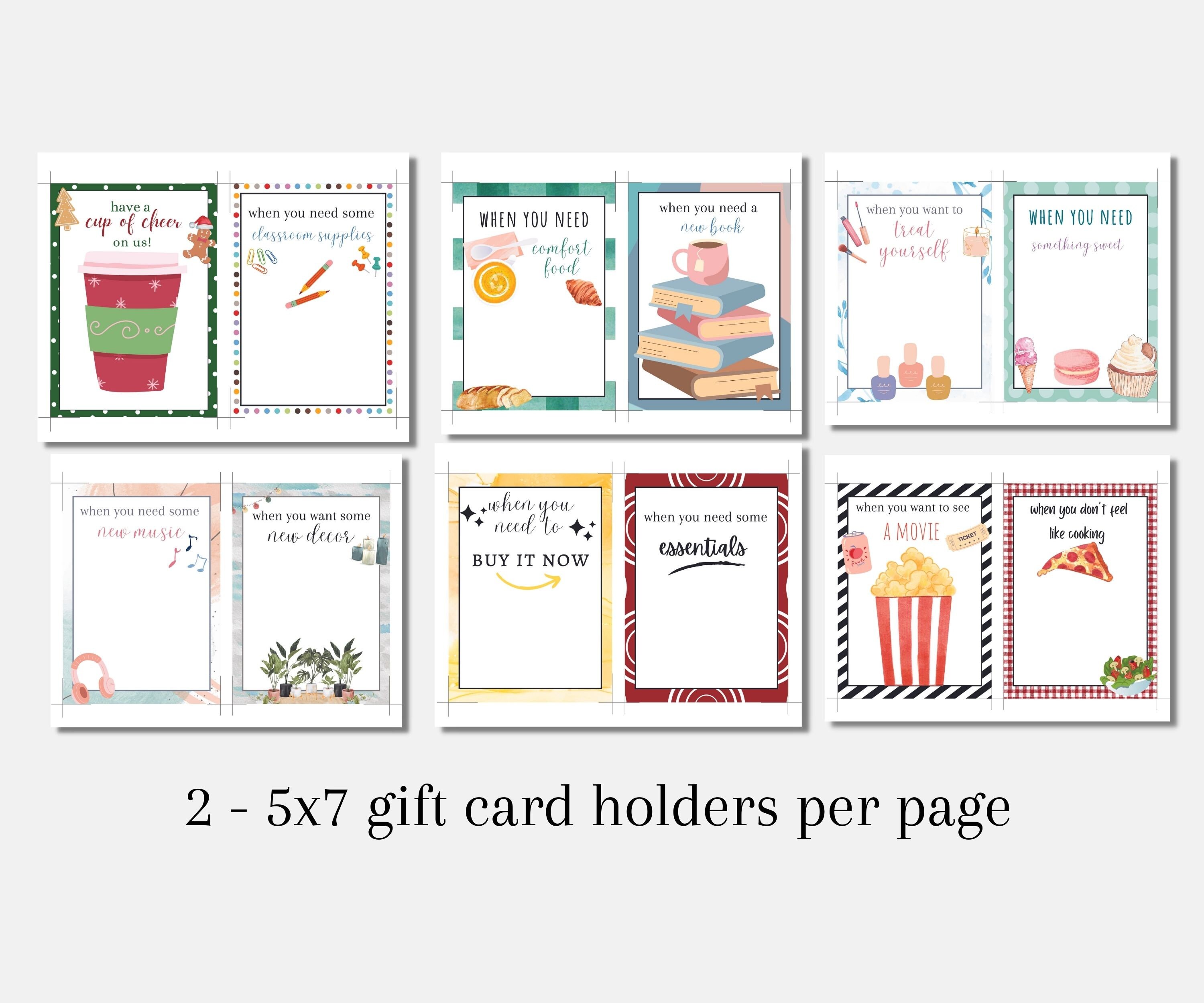 Gift Card Book for Teacher, Christmas Gift for Teacher, Group Gift for