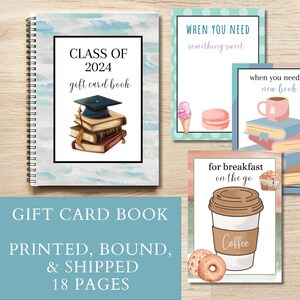 Graduation Gift Card Book, High School Graduation Gift, College ...