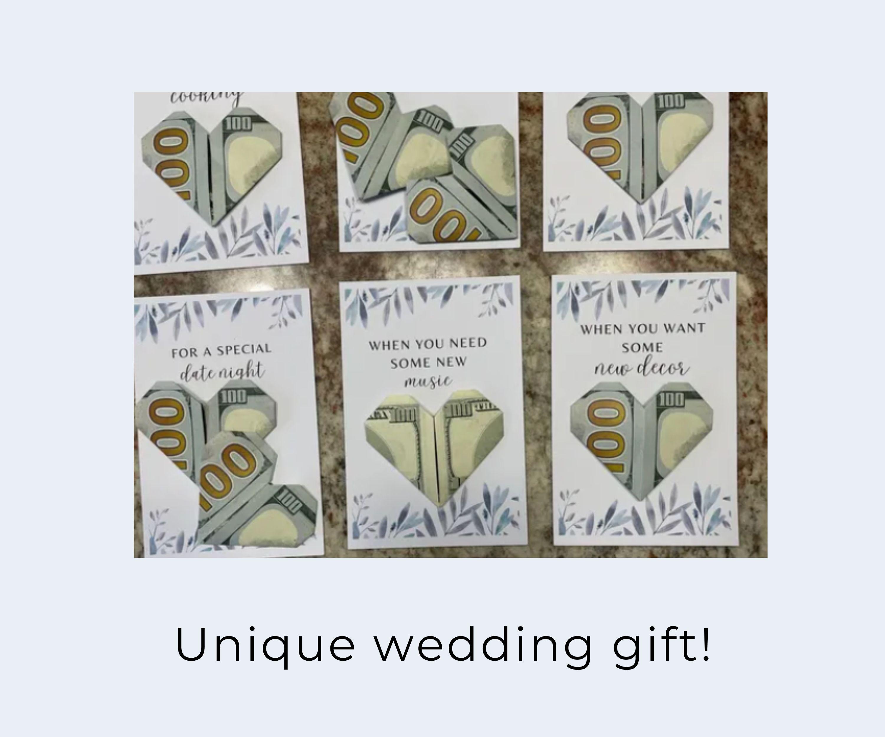 Wedding Gift Card Holder, Printable Wedding Gift Card Box, Bridal Shower Gift Card Book, Wedding Open When, Newlywed Gift Card Book