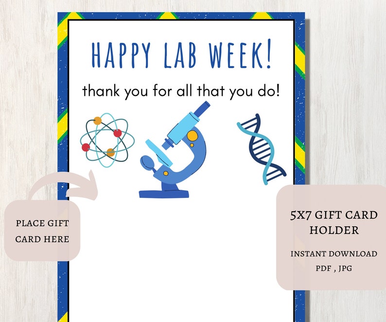 Lab Week Gift Lab Week 2023 Saved by the Lab Printable Etsy