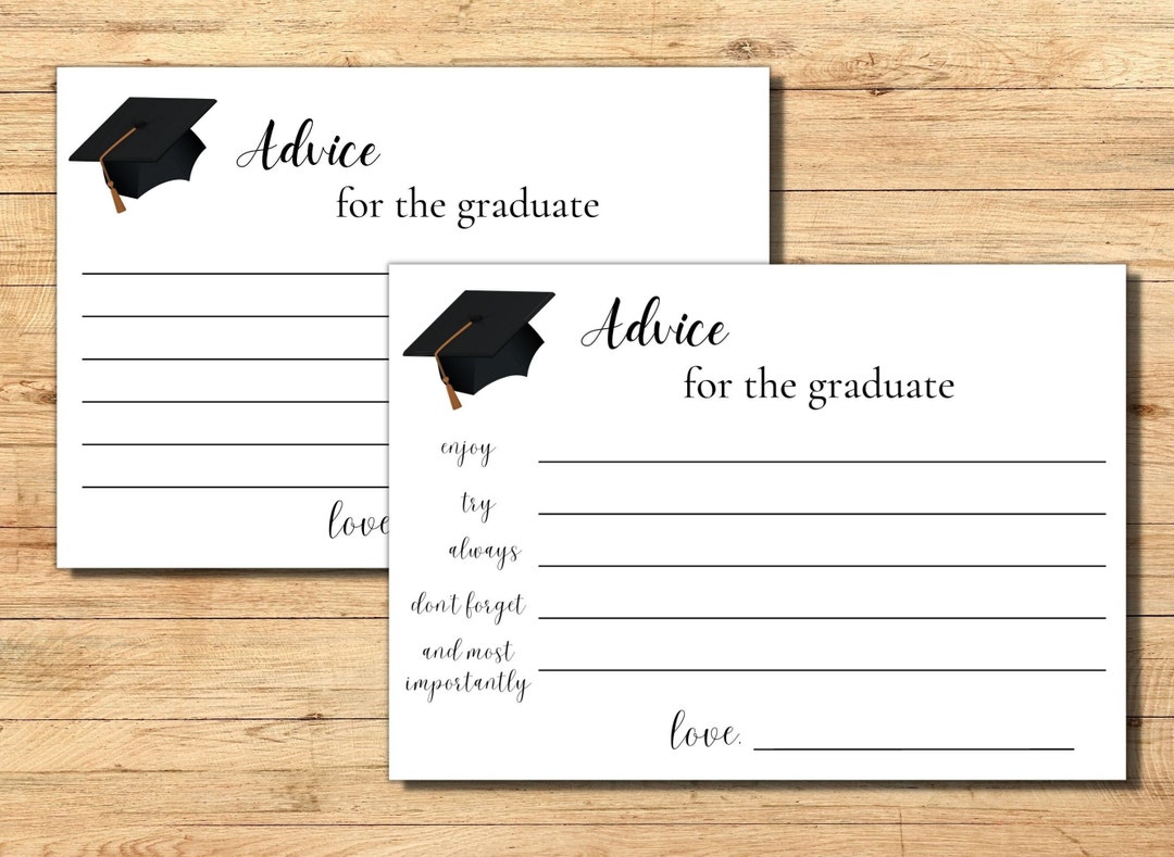 Graduation Advice Cards Printable - Il 1080xN.4893436149 Aq1f 