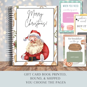 Christmas Gift Card Book, Gift For College Student, Christmas Gift For Teen, Gift For Teenage Boy, Gift Card Photo Album, Gift Card Holder