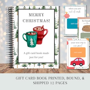 Christmas Gift Card Book, Gift For College Student, Christmas Gift For Teen, Gift For Teenage Boy, Gift Card Photo Album, Gift Card Holder zdjęcie 12