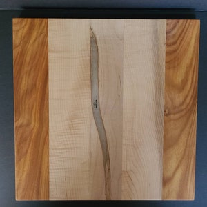 Mixed Exotic and Domestic Hardwood Cutting Board -  Charcuterie Board - Handmade