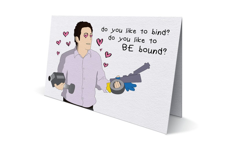I Like To Bind Be Bound IASIP Custom Card Personalised Etsy