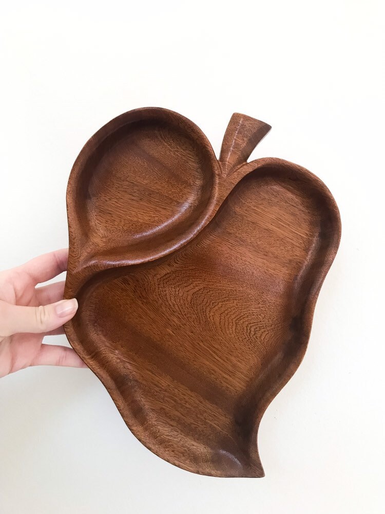 Vintage Wooden Leaf Tray Perfect for Jewelry Air Etsy