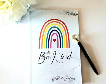 Be Kind gratitude journal: Happy place, guided wellness journal, with prompted questions on gratitude, thankfulness and positive thinking