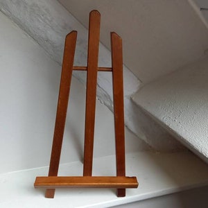 Easel Mini Canvas Holder Wooden Stand for Hoop Embroidery & Cross