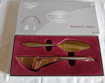 Pizza Service Box Set aus Edelstahl Made in France