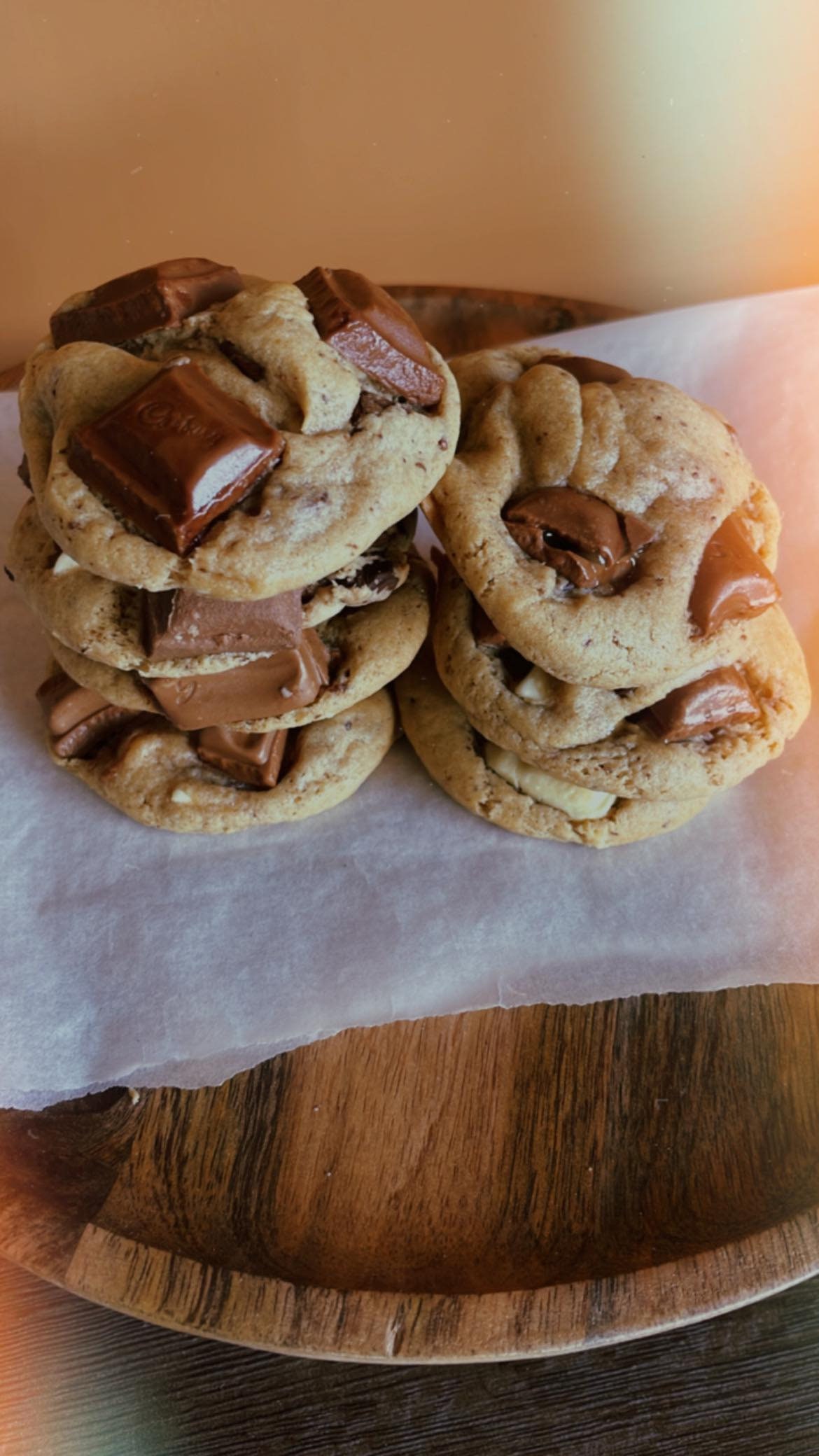 Box of 9 Cookies // Dairy Milk Galaxy Galaxy Caramel Etsy UK