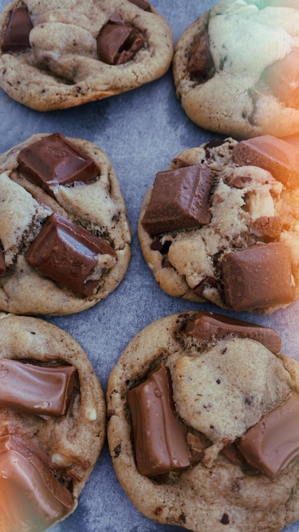 Box of 9 Cookies // Dairy Milk Galaxy Galaxy Caramel Etsy UK