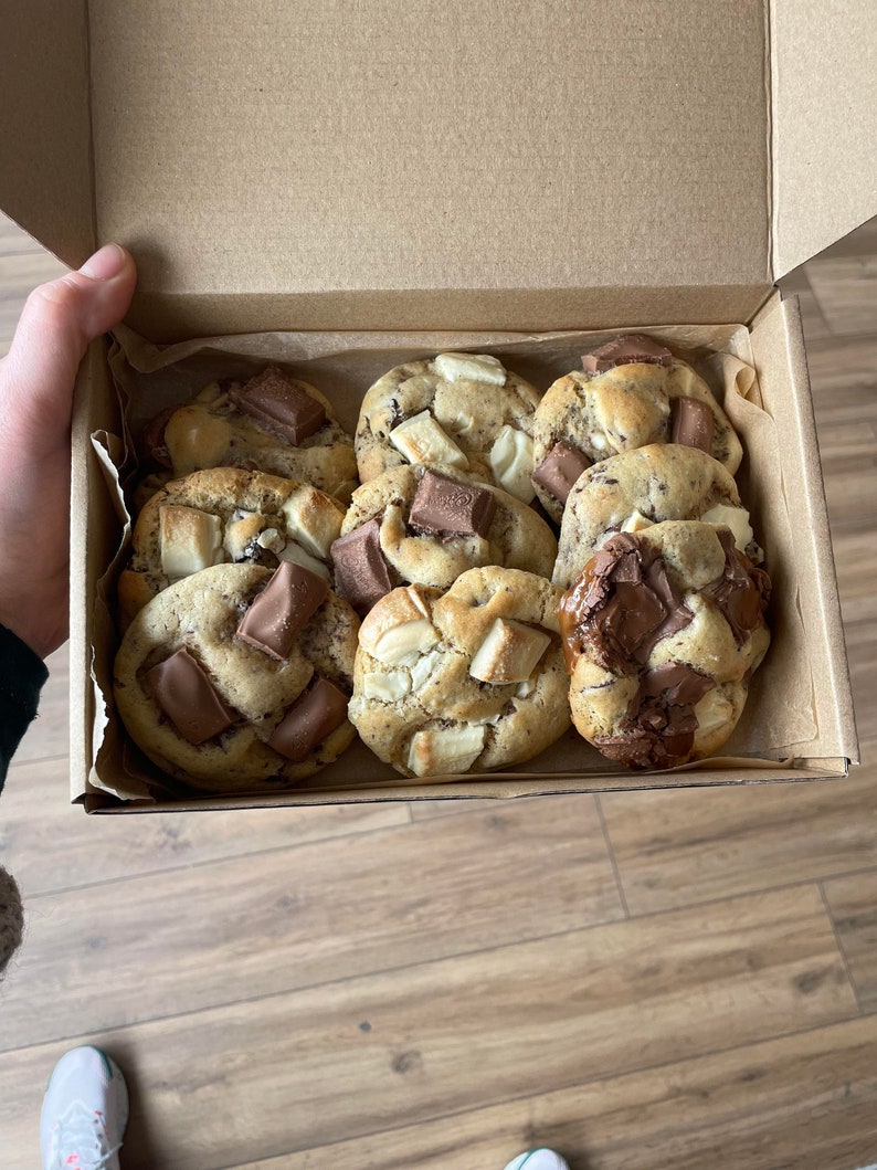 Box of 9 Cookies // Dairy Milk Galaxy Galaxy Caramel Etsy