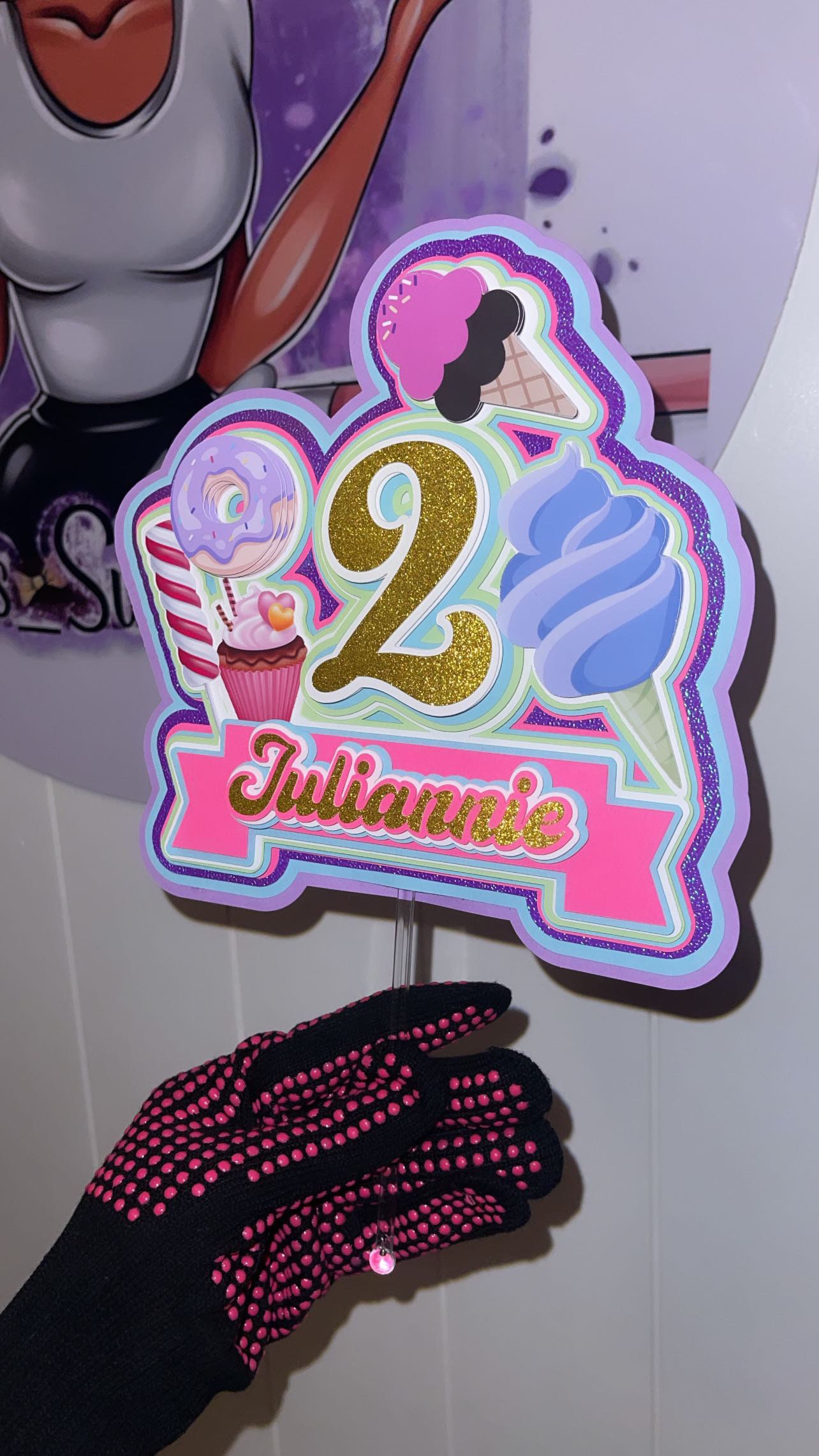 Donuts-Land - Candyland CAKETOPPER