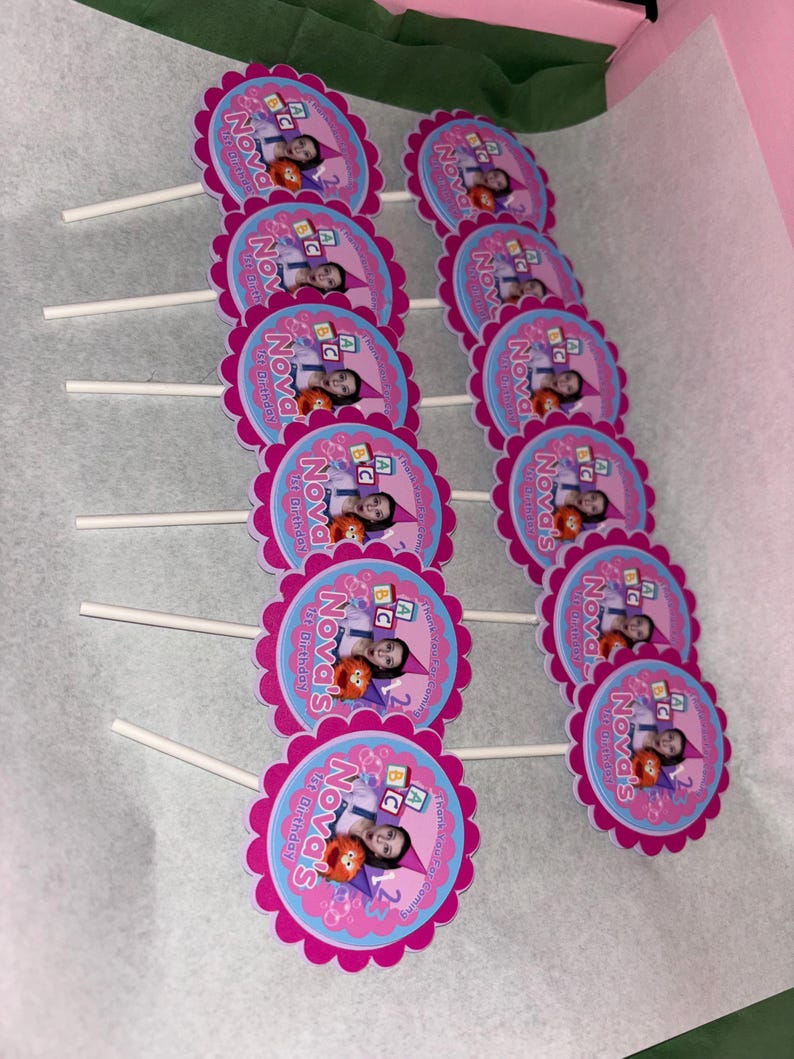 Ms. Rachel Cupcake Toppers: Birthday Party Decorations - Etsy