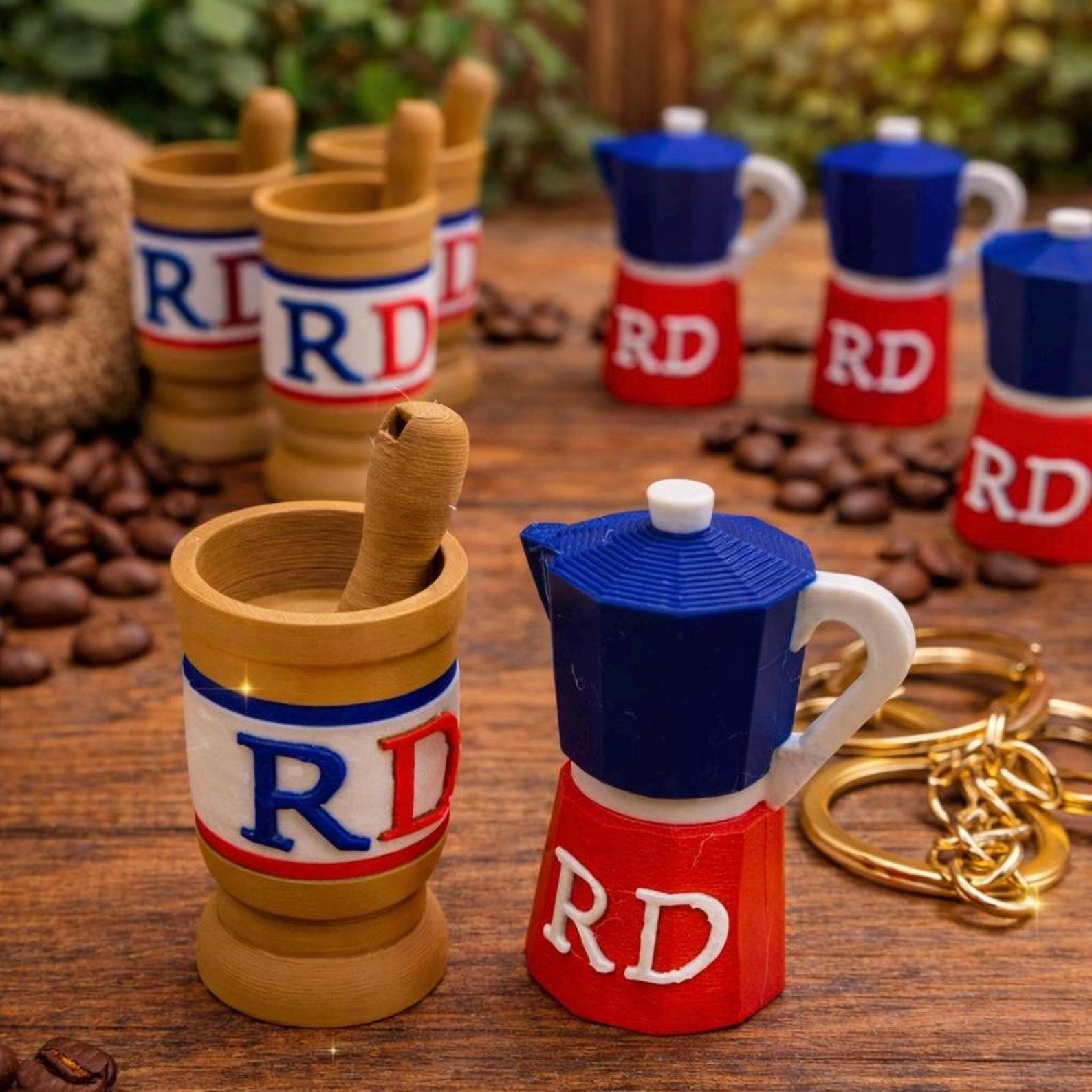 Mpf Keychain DOMINICANO Keychain Coffee Maker / LLAVERO De CAFETERA / Llavero Pilon ...